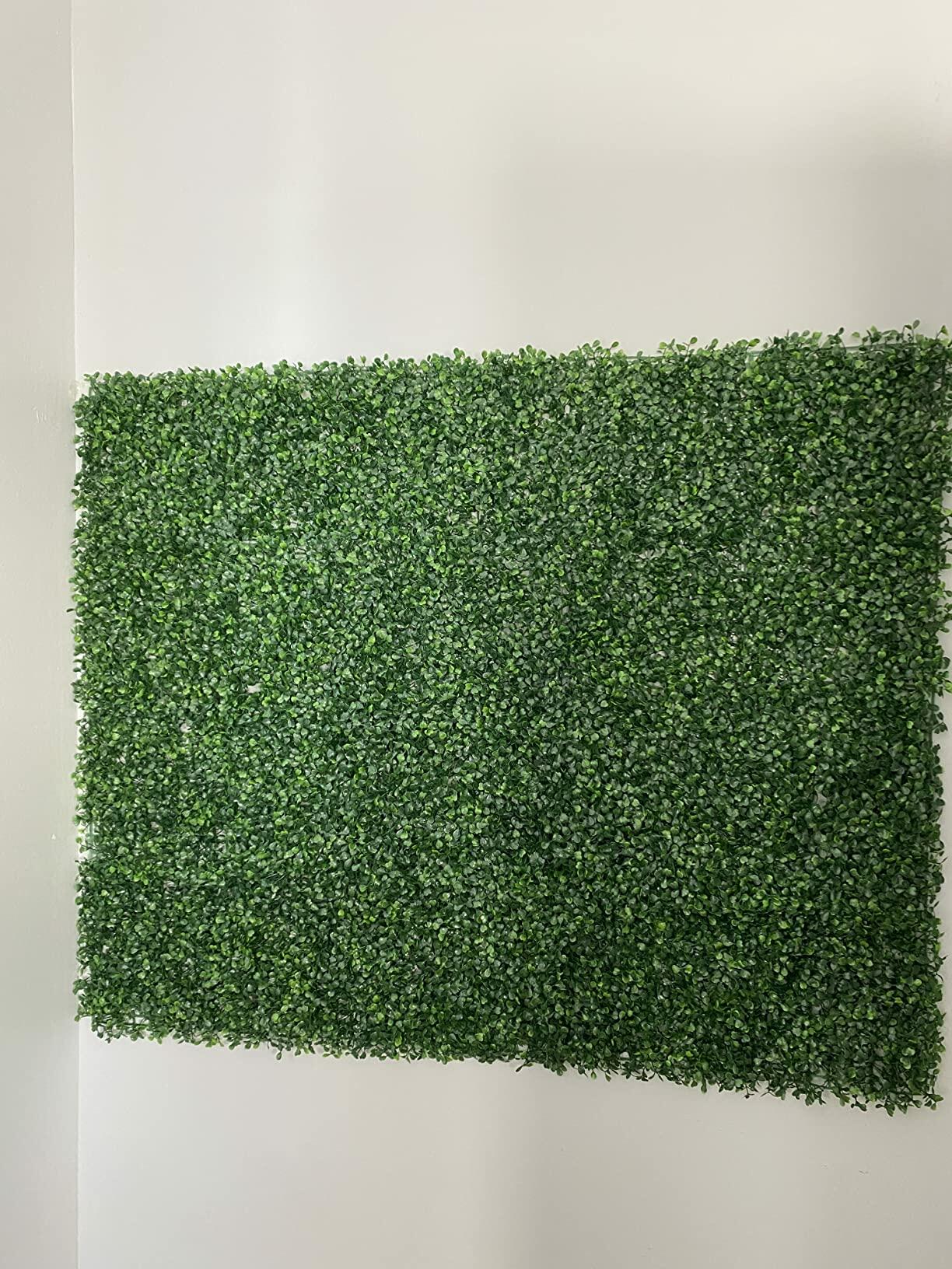 VEVOR Artificial Boxwood Panels, 12 PCS 20"x20" Boxwood Hedge Wall ...