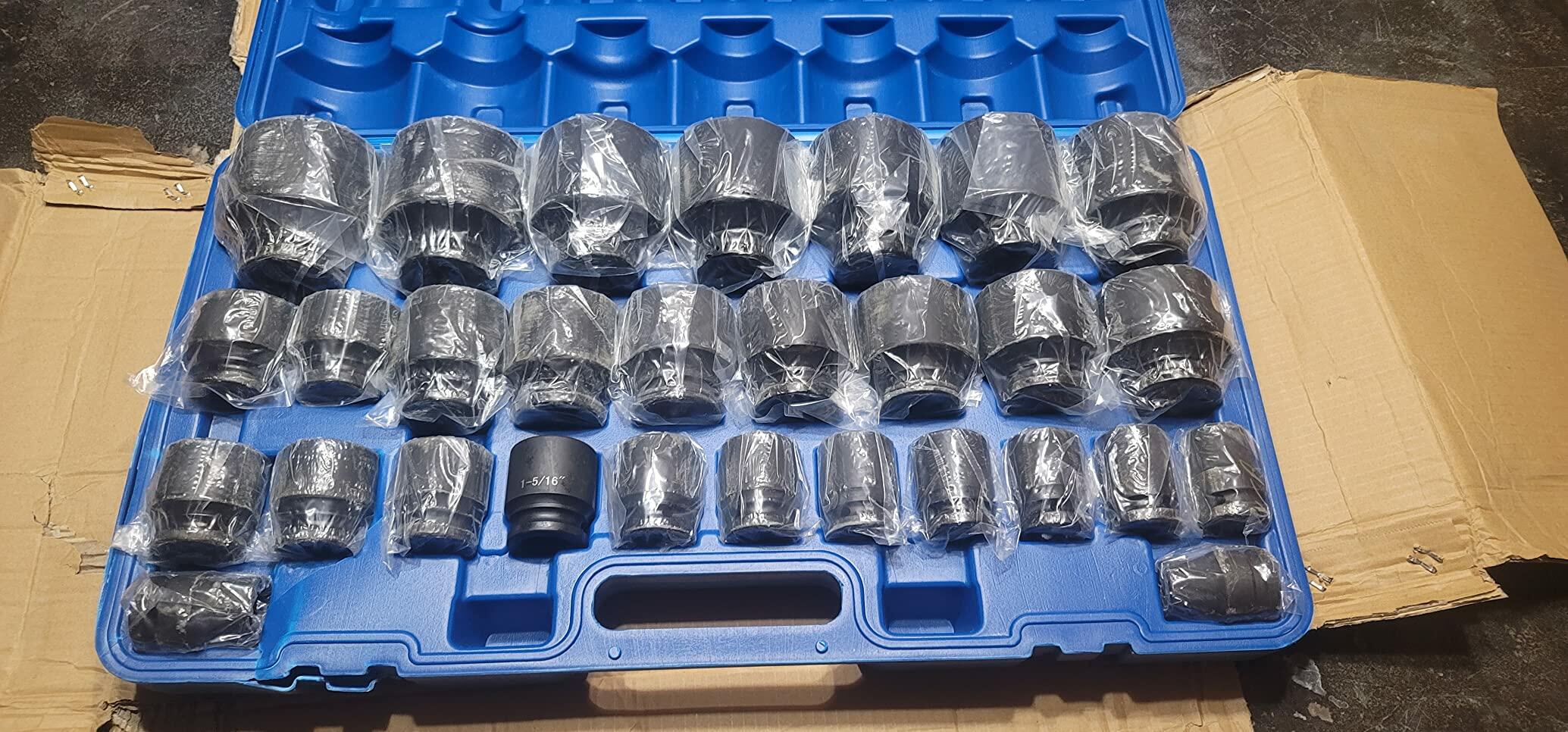 VEVOR VEVOR Impact Sockets Set 3/4 Inch Drive 29 PCS 3/4 inch 21/2